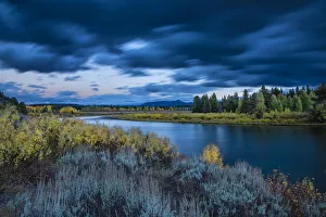 USA, Wyoming, Rockie Mountains, Teton County, Grand Teton National Park, Snake river