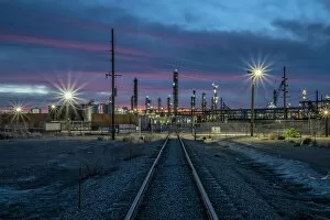 USA, Wyoming, Sinclair, Petro Chemical Refinery