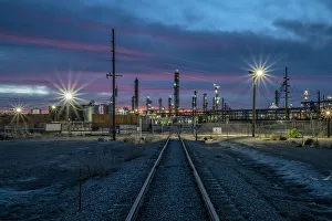 Images Dated 12th July 2022: USA, Wyoming, Sinclair, Petro Chemical Refinery