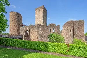 Luxembourg Prints: Useldange Castle, Useldange, Canton of Redingen, Luxembourg