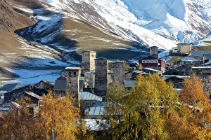 Settlement Prints: Ushguli, Upper Svaneti (Zemo Svaneti), Georgia