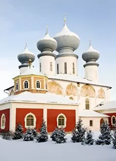 Images Dated 3rd January 2009: Uspensky Cathedral, Bogorodichno-Uspenskij Monastery, Tikhvin, Leningrad region, Russia