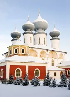 Uspensky Cathedral, Bogorodichno-Uspenskij Monastery, Tikhvin, Leningrad region, Russia