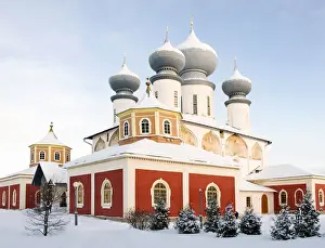 Uspensky Cathedral, Bogorodichno-Uspenskij Monastery, Tikhvin, Leningrad region, Russia