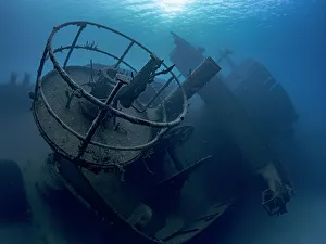 Wreck Prints: USS Kittiwake wreck off Seven Mile Beach