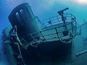 Antilles Prints: USS Kittiwake wreck off Seven Mile Beach