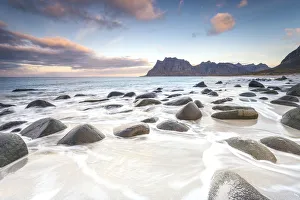 Uttakleiv beach, Lofoten Islands, Norway