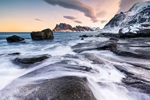 Uttakleiv Beach, Vestvagoy, Lofoten island, Norway