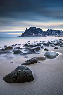 Uttakleiv Prints: Uttakleiv Coastline, Lofoten Islands, Norway