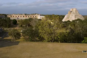 Uxmal, Mexico. The Mayan ruins at Uxmal in Yucatan Mexico