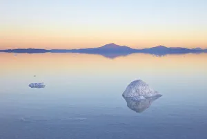 Salar De Uyuni Gallery: The Uyuni Salt Flat at twilight, Bolivia