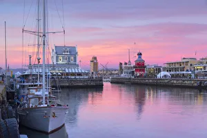 V+A Waterfront at sunset, Cape Town, Western Cape, South Africa