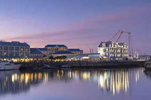 V+A Waterfront at sunset, Cape Town, Western Cape, South Africa