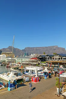 Esplanade Prints: V & A Waterfront and Table Mountain, Cape Town, Western Cape Province, South Africa