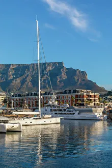 Esplanade Prints: V & A Waterfront and Table Mountain, Cape Town, Western Cape Province, South Africa