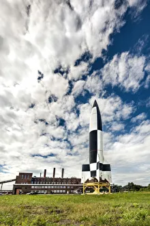 V2 missile, Historic technical museum, PeenemAonde, Usedom island, Mecklenburg-Western