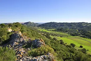 Vastness Prints: Vale dos Barris and Louro mountain range at the Arrabida Nature Park. Portugal