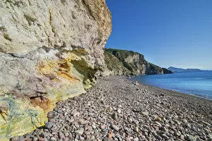Aeolian Islands Gallery: Valle Muria beach, Lipari, Aeolian Islands, UNESCO World Heritage Site, Sicily, Italy
