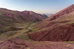 Cusco Prints: Valle Rojo (Red Valley) at dawn