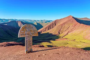 Signs Prints: Valle Rojo (Red Valley) viewpoint