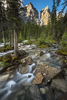 Creek Prints: Valley of the Ten Peaks, Banff National Park, Alberta, Canada