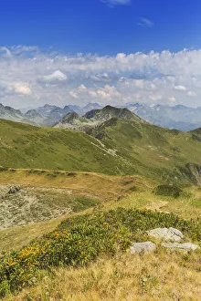 Abkhazia Prints: Valley of seven lakes, Caucasus mountains, Abkhazia, Georgia