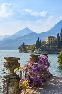 Varenna, Lecco province, Lombardy, Italy The botanical garden at Villa Monastero in Varenna