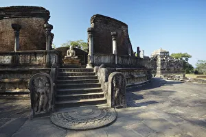 Vatadage, Quadrangle, Polonnaruwa, (UNESCO World Heritage Site), North Central Province