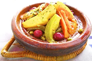 Images Dated 28th May 2015: Vegetable Tagine, Casablanca, Morocco, North Africa