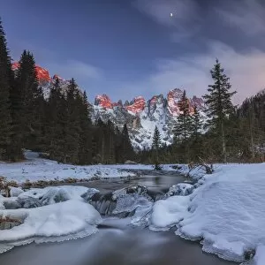 Snowy Gallery: Venagia Valley Panaveggio Natural Park Dolomites Trentino Alto Adige Italy Europe