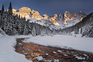 Pristine Prints: Venegia valley, Pale di San Martino, Dolomites, Trentino Alto Adige, Italy