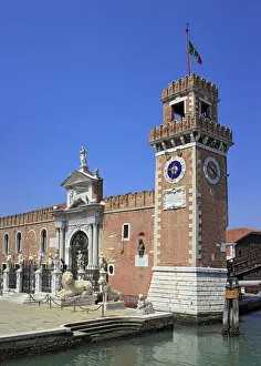 Venetian Arsenal (Arsenale di Venezia), Venice, Veneto, Itlaly