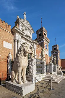 Venezia Prints: Venetian Arsenal, Venice, Veneto, Italy