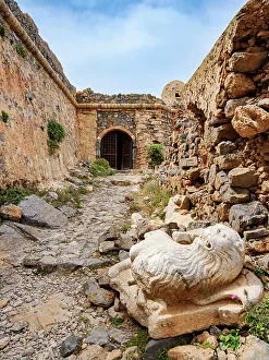 Grabusa Prints: Venetian Fort Ruins, Imeri Gramvousa, Chania Region, Crete, Greece
