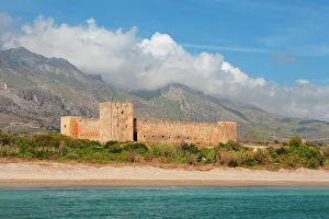 Venetian fortress, Frangokastello, Chania, Crete, Greek Islands, Greece