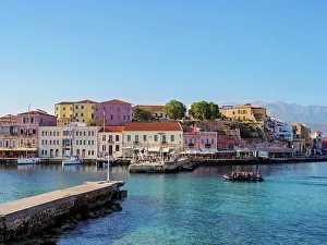 Hania Prints: Venetian Harbour, City of Chania, Crete, Greece