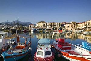 Rethymnon Gallery: Venetian Harbour, Rethymno, Crete, Greece