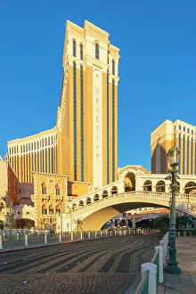 Clark County Prints: The Venetian Las Vegas Hotel at sunset