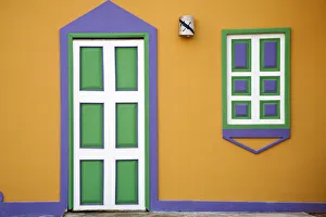Venezuela, Archipelago Los Roques National Park, Gran Roque, Colourful house