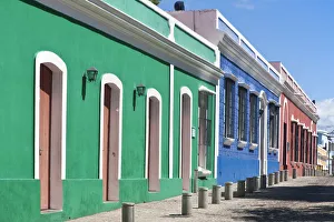 Venezuela, Ciudad Bolivar, Historic Center, Plaza Bolivar, Colonial buildings
