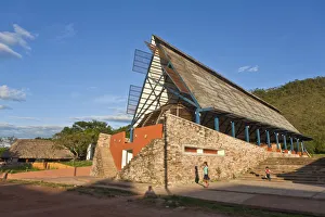 Venezuela, Guayana, Canaima National Park, Canaima village, Auditorium