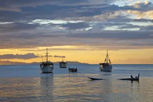 Venezuela, Nueva Esparta, Isla De Margarita - Margarita Island, Juangriego, Sunset