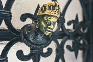 Wrought Iron Gallery: Venice, Veneto, Italy. Old door handle