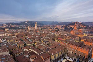 Veneto District Prints: Verona, Verona province, Veneto district, Italy, Europe