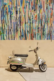 Scooter Prints: Vespa, Marseille, Provence Alpes Cote d'Azur, Bouches du Rhone, France