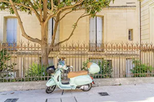 Herault Prints: Vespa, Montpellier, Herault, France