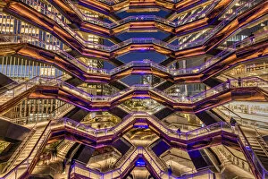 The City at Night Gallery: The Vessel, Hudson Yards Redevelopment Project, Manhattan, New York, USA