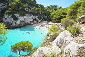 Vew of Cala Macarelleta, Menorca; Balearic Islands; Spain; Europe