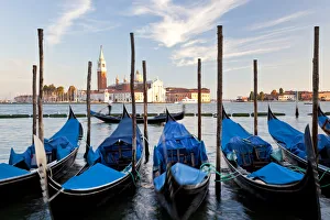 Canals Prints: Vew to San Giorgio Maggiore, Venice, Italy