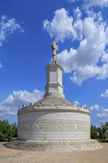 Images Dated 28th October 2019: Victory monument Tropaeum Traiani, Adamclisi, Dobrudscha, Romania
